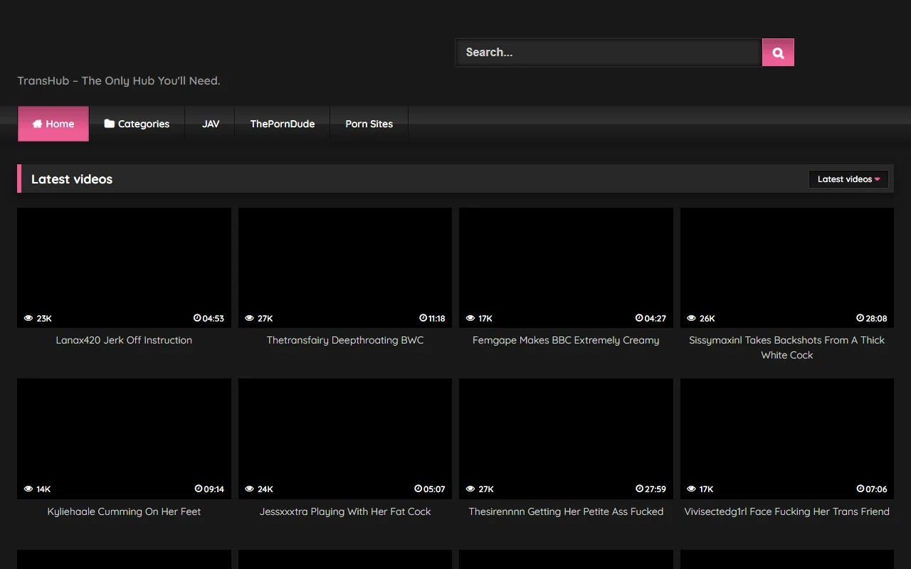 Screenshot of Transhub